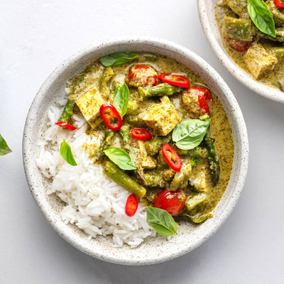 Authentic Thai green curry cooking set