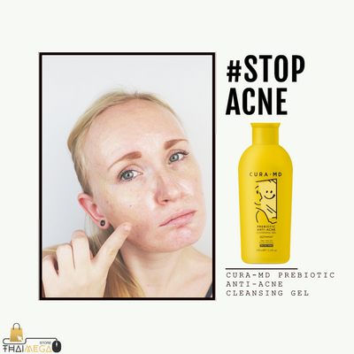 Cura-MD anti-acne wash with prebiotic and AC0 complex