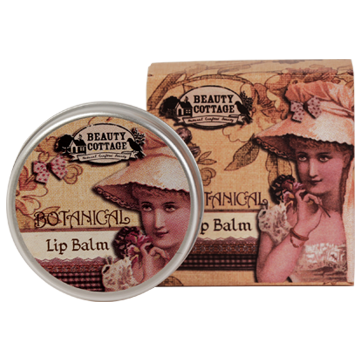 Beauty Cottage Botanical Lip Balm No.01 Vanilla Butter for deep hydration