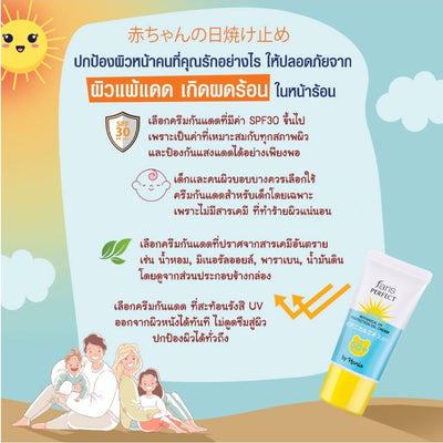 Botanical UV protection gel cream Thailand