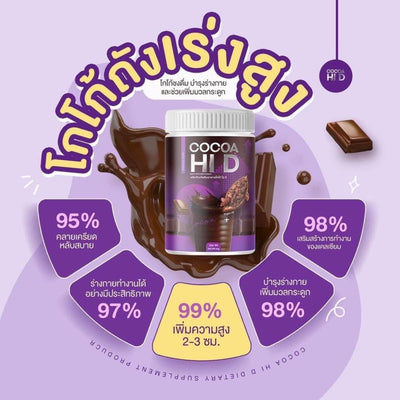 Premium cocoa supplement powder