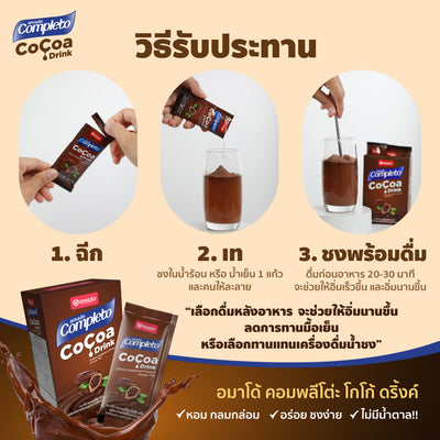 Low calorie cocoa beverage mix
