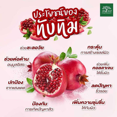 De Leaf Pomegranate facial moisturizer gel