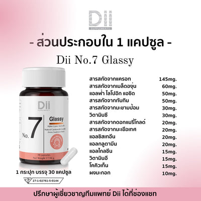 Dii Glassy skin glow supplement