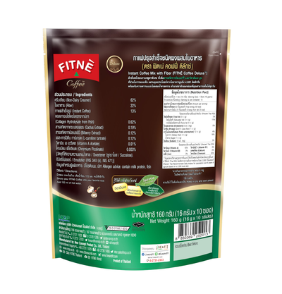 Functional instant coffee blend