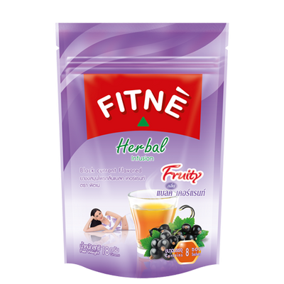 FITNE Herbal Infusion Tea Black Currant Flavored