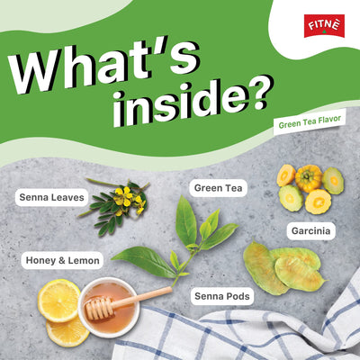Green tea herbal infusion sachets
