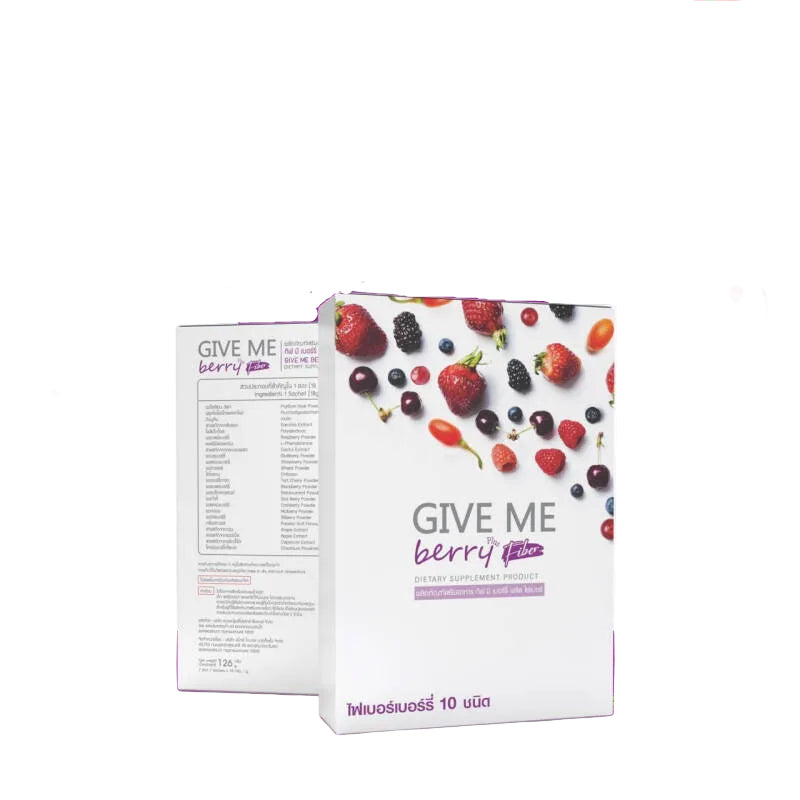 Berry fiber supplement capsules with antioxidants and prebiotics