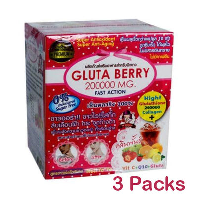 Gluta Berry 200000mg skin whitening supplement