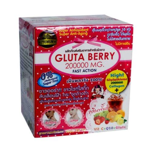X12 Gluta Berry 200,000mg Skin Whitening and Anti Aging Fast Action. - Thaimegastore X12 Gluta Berry 200,000mg Skin Whitening and Anti Aging Fast Action. - Thaimegastore