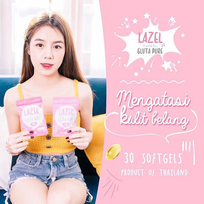 Lazel Gluta Pure 6 sachets pack