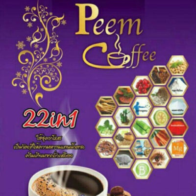 Natural coffee blend with 22 ingredients