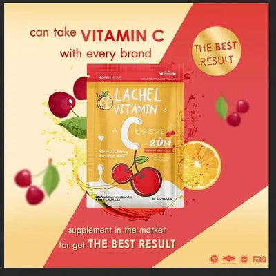 X3 Lachel Vitamin C Dietary Supplement Product (3 Sachets)