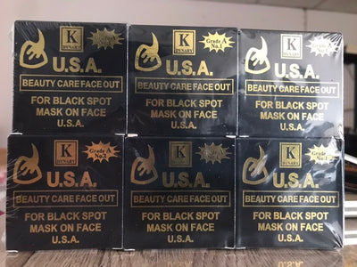 K.BROTHERS black spot mask soap 3 bars