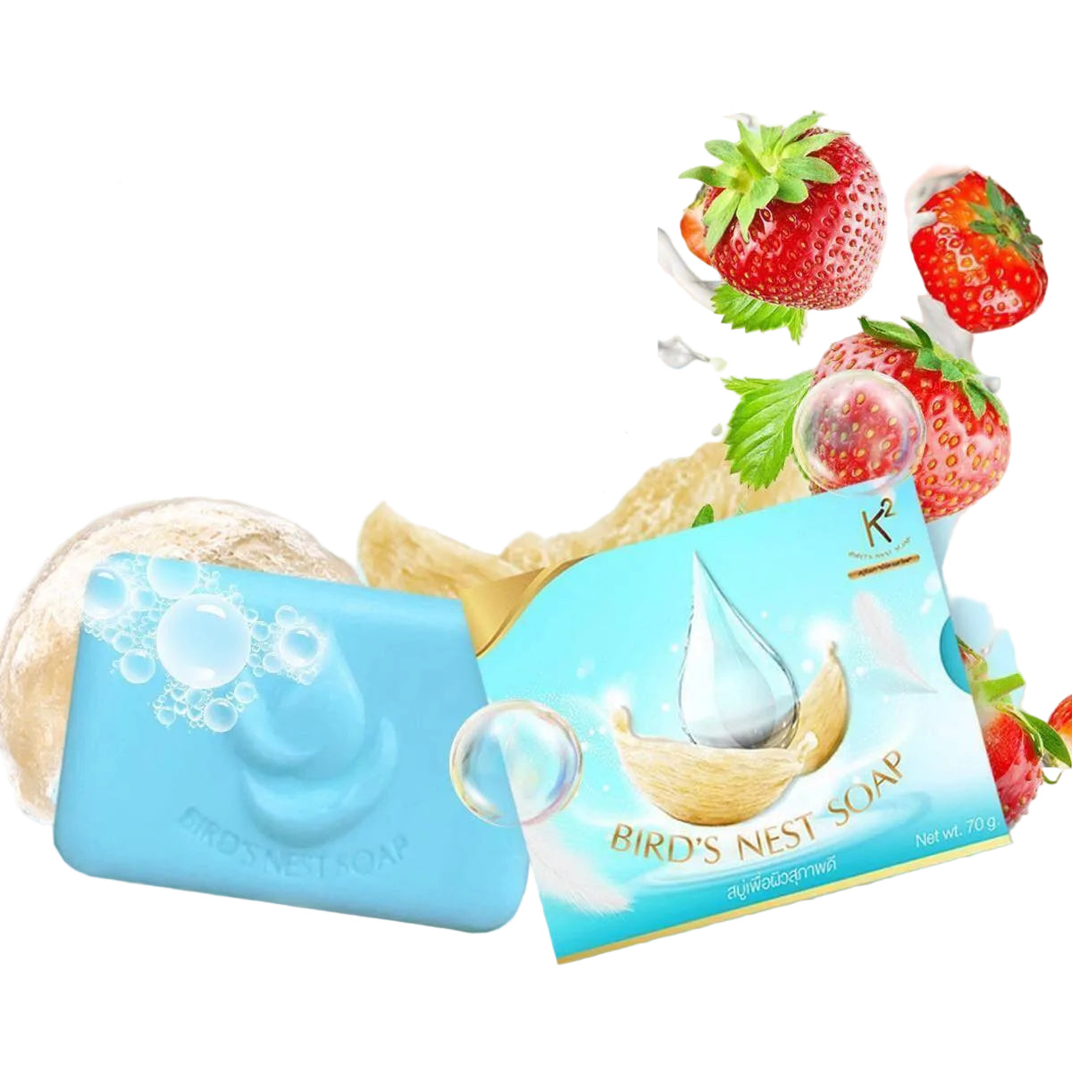 Soothe and calm irritated skin with K2 Birds Nest Soap