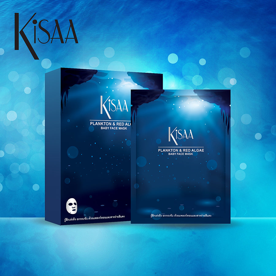 KISAA Plankton Red Algae Mask 10 sheets