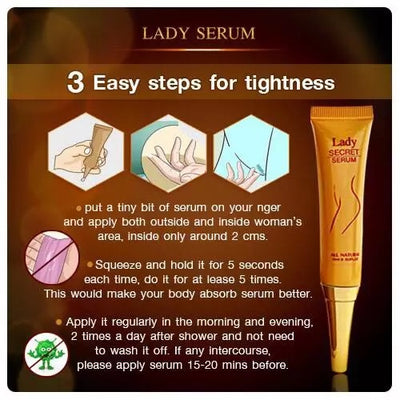 Natural feminine hygiene care serum