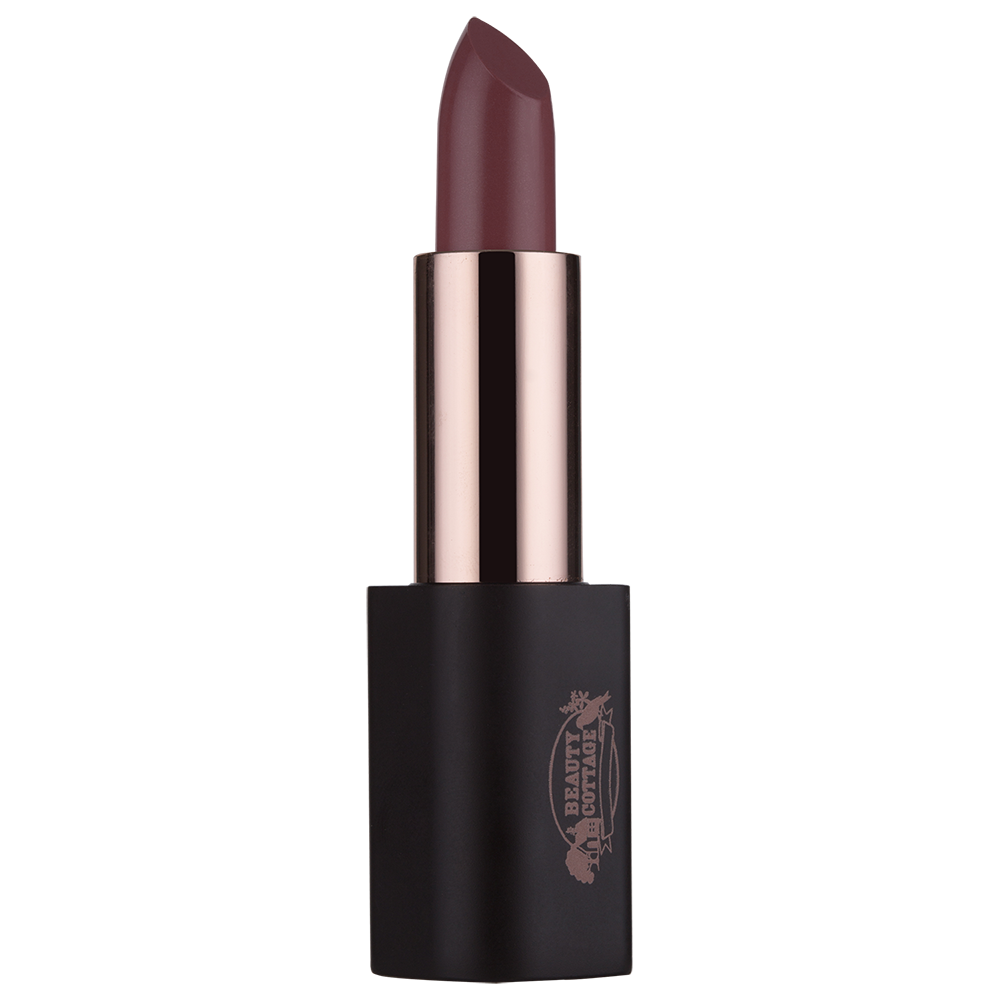 Beauty Cottage Luxury Creamy Satin Lipstick No.5 Rose Quartz with a velvety-soft finish