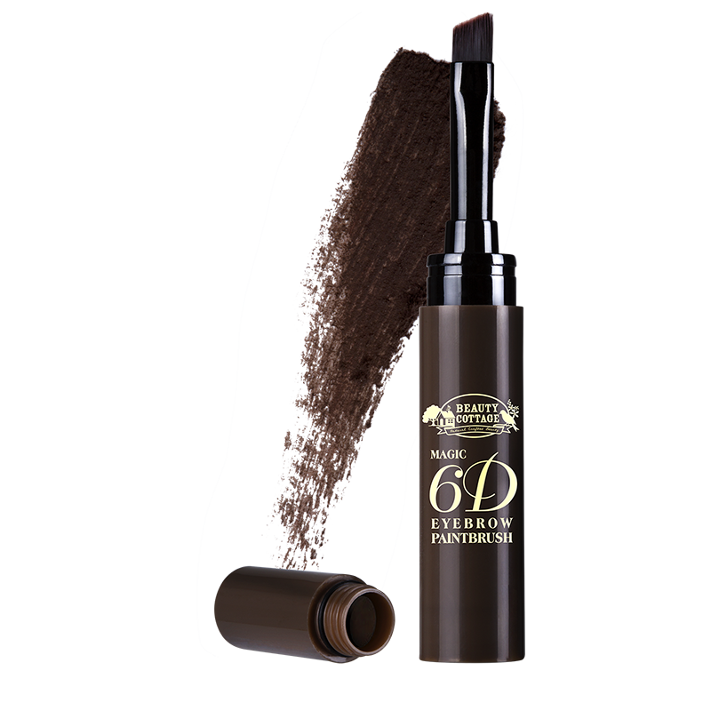 Beauty Cottage Magic 6D Eyebrow PaintBlush No.02 Chocolate for perfectly defined brows