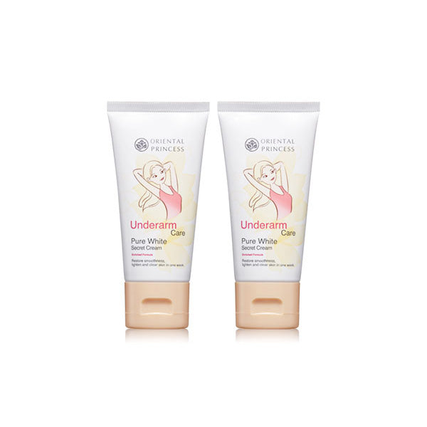 Oriental Princess Underarm Care Pure White Secret Cream Enriched Formula 50g. (2 Packs)