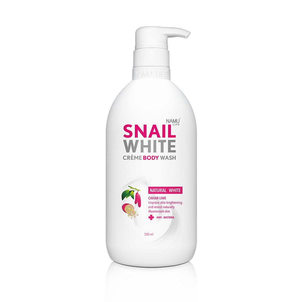 Namu Life SnailWhite Cream Body Wash for deep hydration