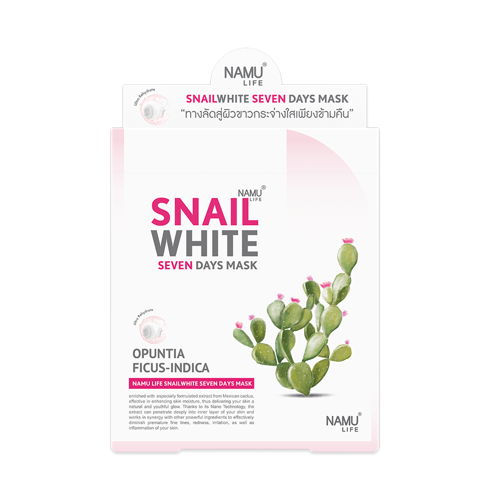 Namu Life Snailwhite Seven Days Mask pack of 7
