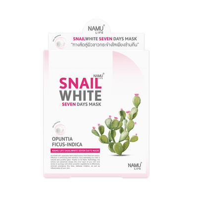 Namu Life Snailwhite Seven Days Mask pack of 7