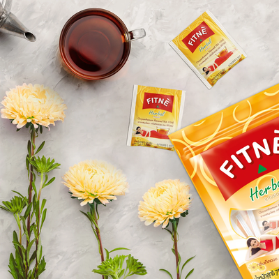 Double chamber herbal tea bags