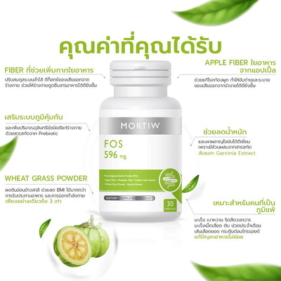 All-natural supplement for reducing appetite and promoting efficient nutrient absorption - MORTIW FOS PLUS DETOX