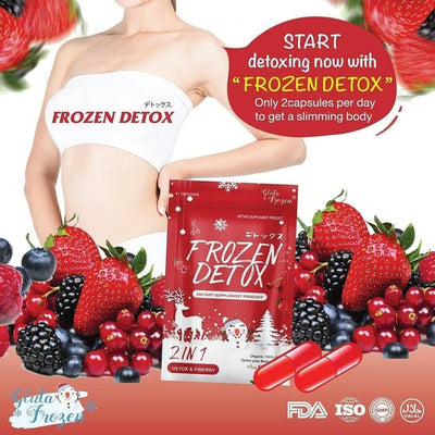 Natural fat burner and detox capsules