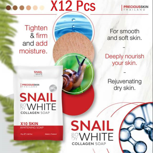 Precious Skin Snail Soap 12 pack