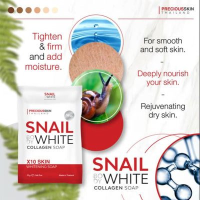 Precious Skin snail collagen body soap