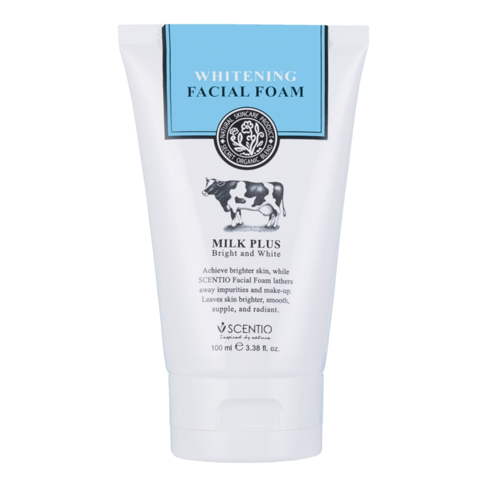 Scentio Milk Plus Whitening Facial Foam 100ml