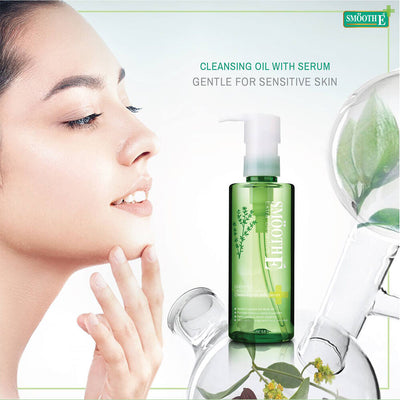 Serum infused facial cleansing oil
