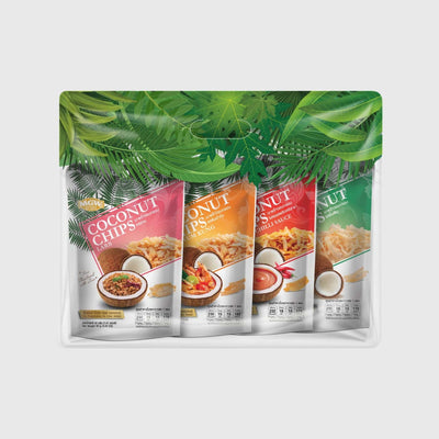 Thai coconut snack crispy and crunchy