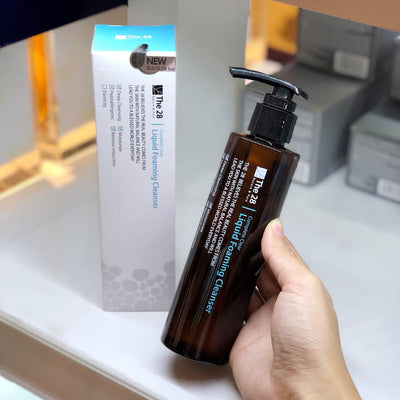 Clear gel foaming facial cleanser