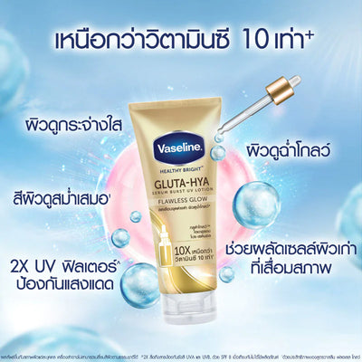 Brightening UV body lotion with GlutaGlow