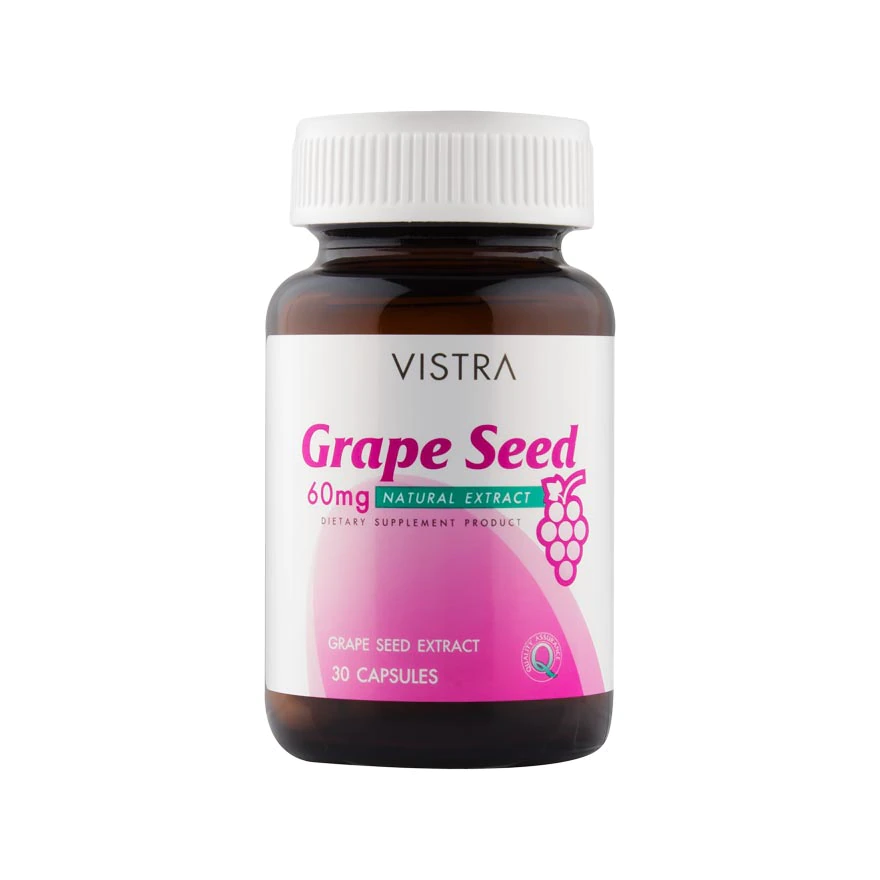 Vistra Grape Seed 30 Capsules bottle