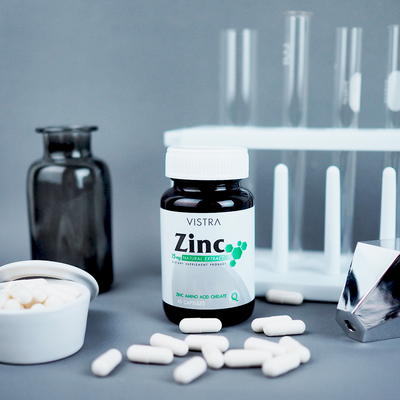 Vistra zinc skin health tablets