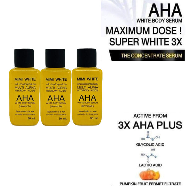 MIMI White AHA Whitening Body Serum Bleaching Brightening Skin