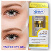 Cucumber and aloe eye gel for hydration